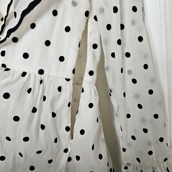 Polka Dot Ruffle Dress - Picture 10 of 14